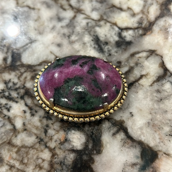 Authentic Agate Cabochon Pendant Western Bolo Tie - Picture 9 of 16